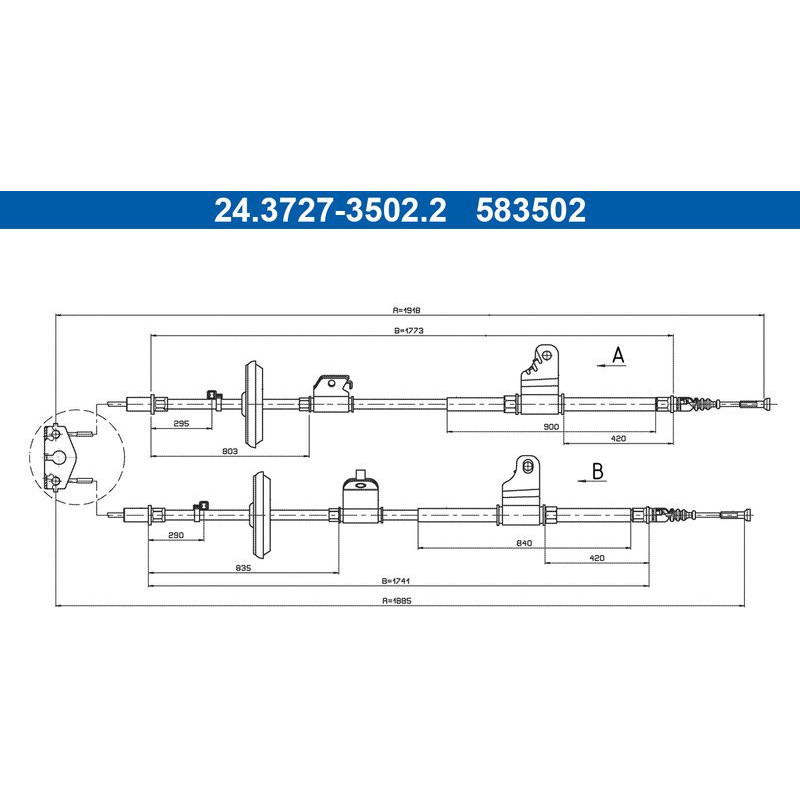 Lynas rankinio stabdžio