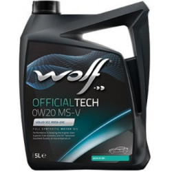 Alyva WOLF OFFICIALTECH 0W20 MS-V 5L