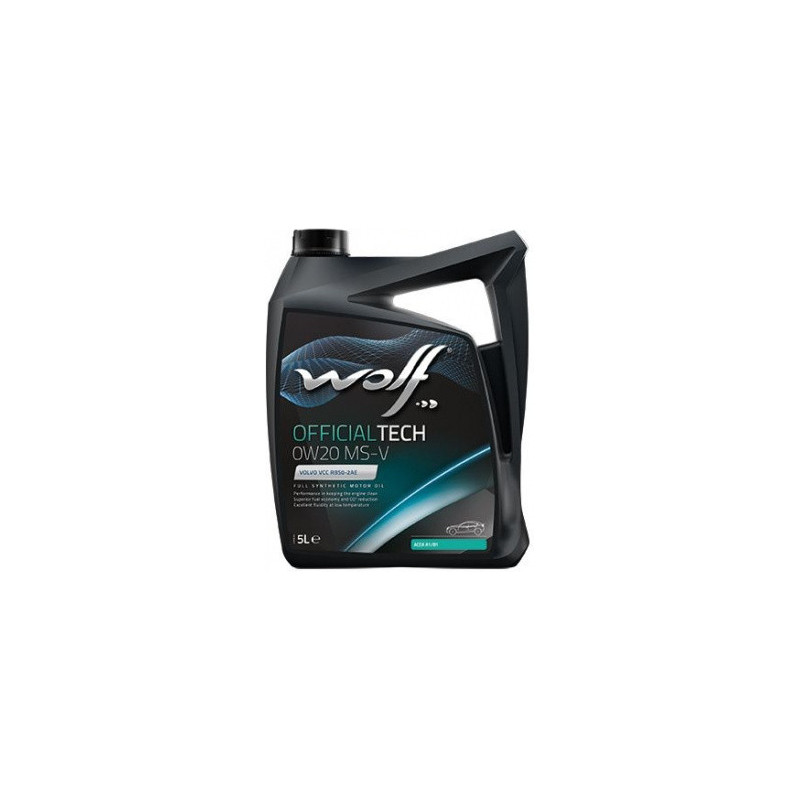 Alyva WOLF OFFICIALTECH 0W20 MS-V 5L