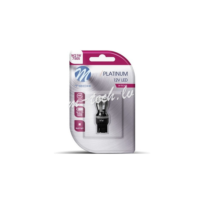 Lemputė 12V W3x16d 21W LED