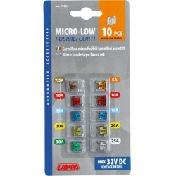 Saugiklių komplektas mini low 10vnt