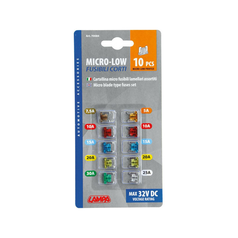 Saugiklių komplektas mini low 10vnt
