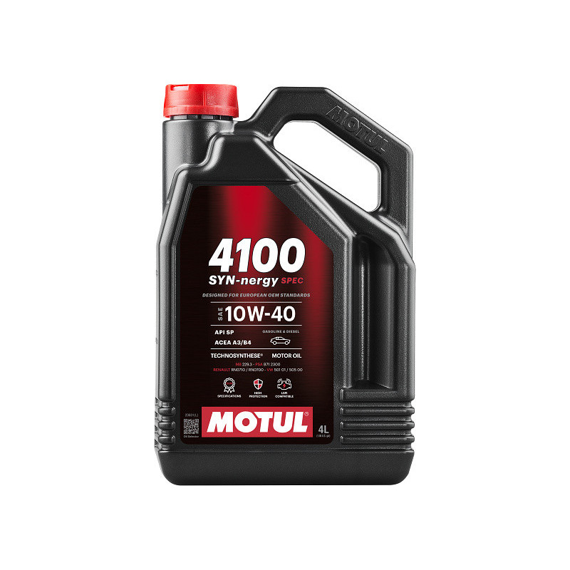 Alyva MOTUL 4100 SYN-nergy SPEC 10W-40 4L