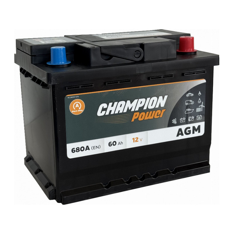 Akumuliatorius Champion Power 60Ah  EN680A