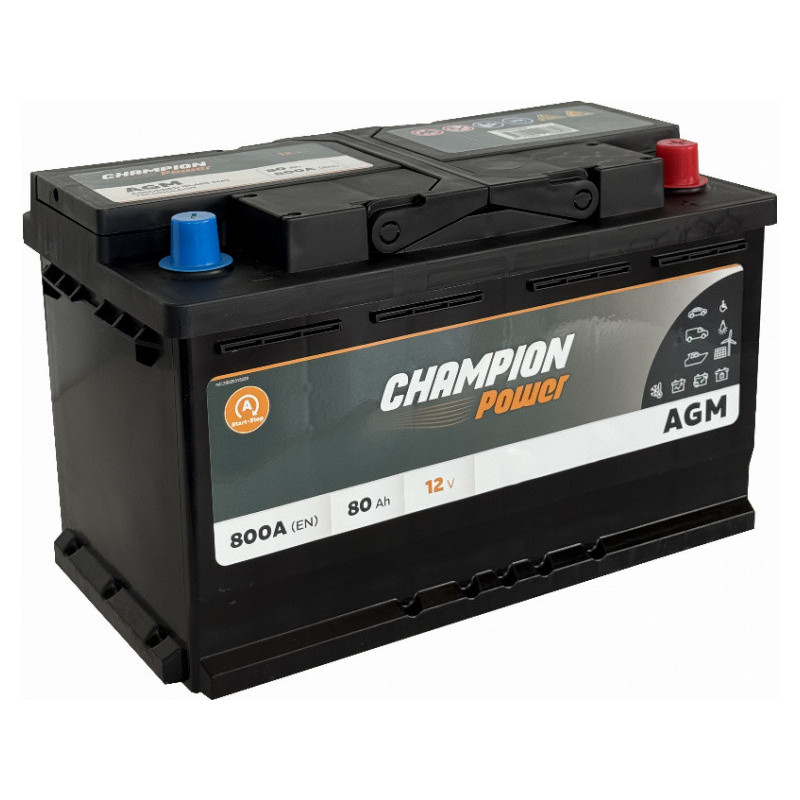 Akumuliatorius Champion Power 80AH EN800A