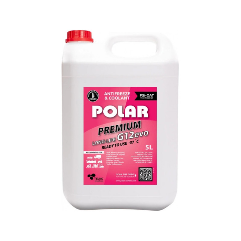 Aušinimo skystis Polar Premium Long Life G12evo -37 5L