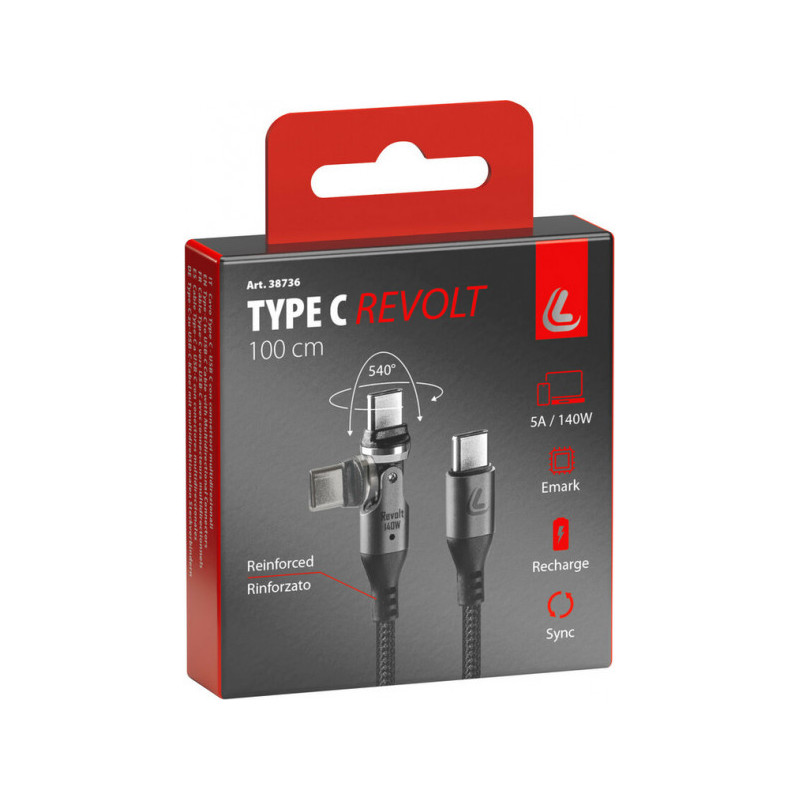 Laidas USB Type C/USB Type C