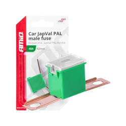Saugiklis JapVal PAL male fuses 62mm 40A