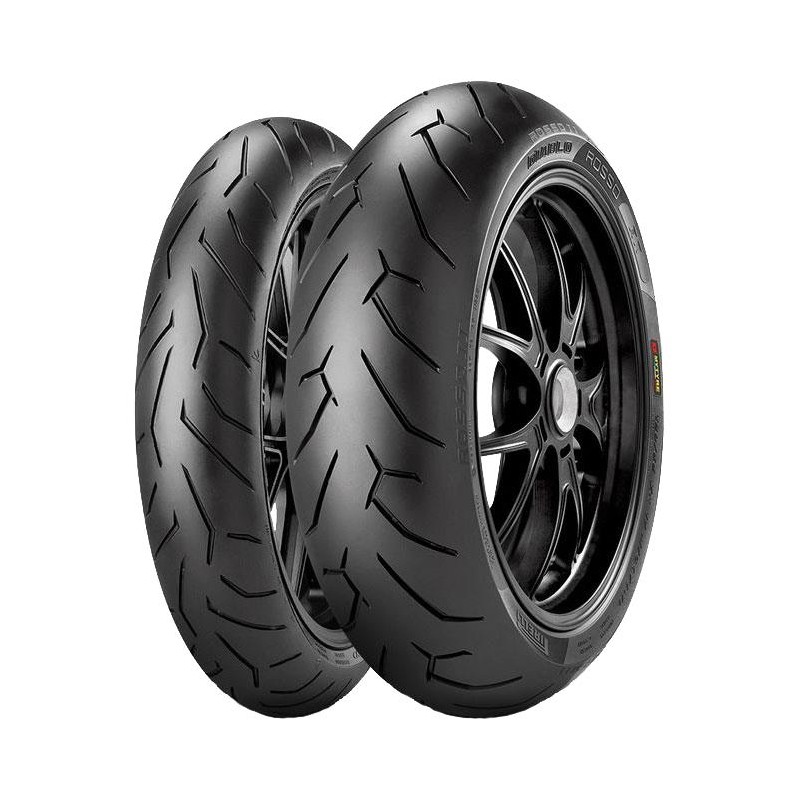 190/55ZR17 Pirelli DIABLO ROSSO II 75W TL SPORT TOURING Rear